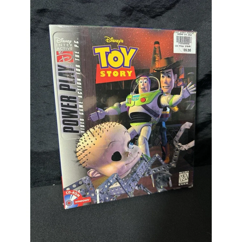 Disney' Toy Story Windows PC CD Rom Big Box Factory New Power Play